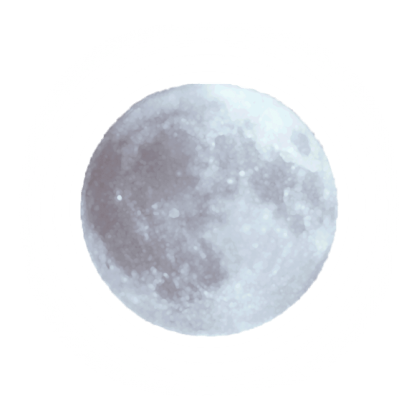 Moon and Stars Png